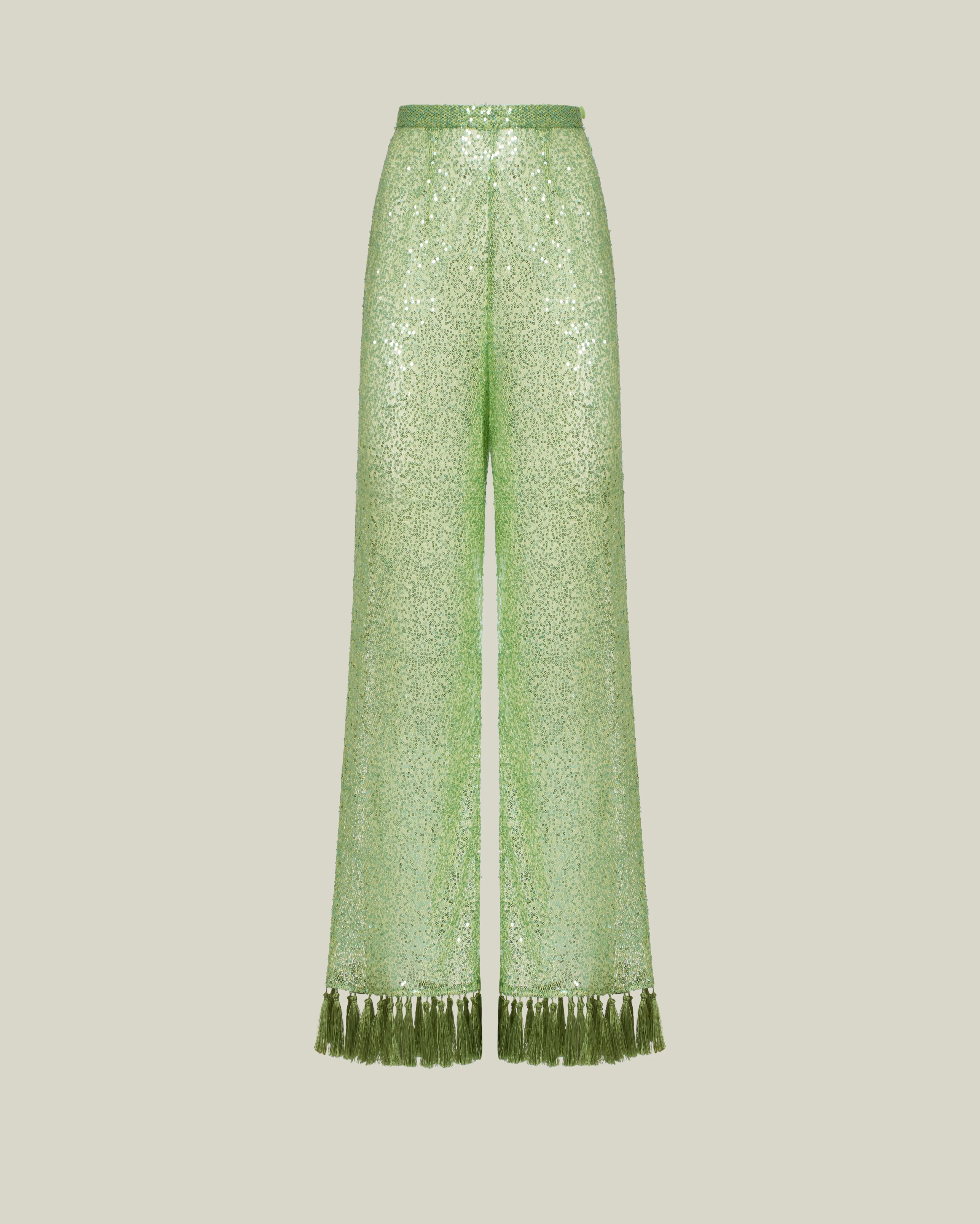 Cala Escondida Pants in Acid Green - Image 4